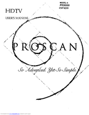 ProScan PS38000 User Manual