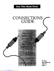 RCA F27675 Connection Manual