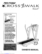 ProForm CROSSWALK Excel Owner's Manual