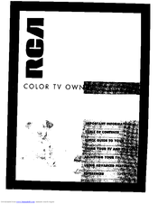 RCA G26681 Owner's Manual