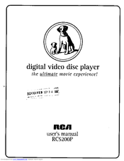 RCA RC5200P User Manual