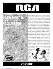 RCA VR639 User Manual