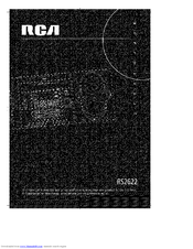 RCA RS2622 User Manual