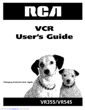 RCA VR355 User Manual