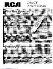 RCA F27700 Owner's Manual