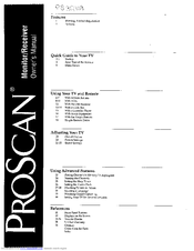 Proscan PS32108 Owner's Manual