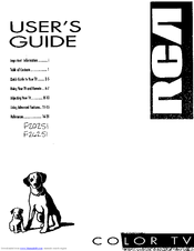 RCA F20251 User Manual