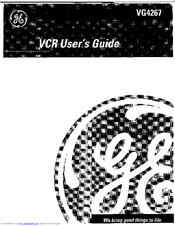 Ge VG4267 User Manual