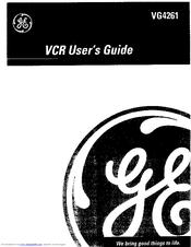 Ge VG4261 User Manual