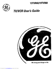 GE 13TVR60 User Manual