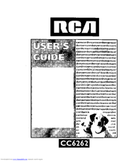 Rca CC6262 User Manual