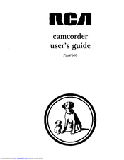 RCA ProV600 User Manual