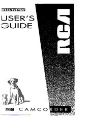 RCA CC636 User Manual