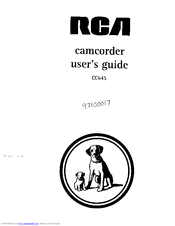 Rca CC645 User Manual