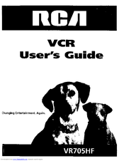 RCA VR705HF User Manual