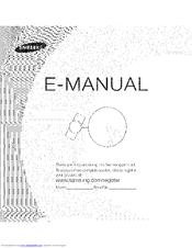 SAMSUNG UN46ES7500 E- E-Manual