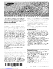 SAMSUNG UN26EH4000 User Manual