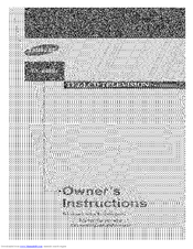 SAMSUNG LN-R408D Owner's Instructions Manual