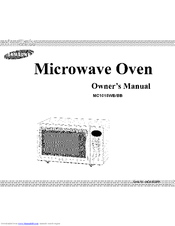 SAMSUNG MC1015WB Owner's Manual
