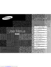 SAMSUNG SAMSUNG MV800 User Manual