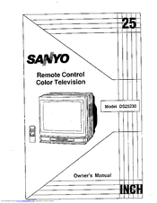 SANYO DS25230 Owner's Manual