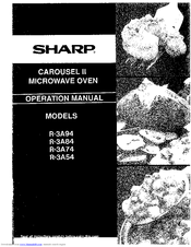 SHARP Carousel II R-3A54 Operation Manual