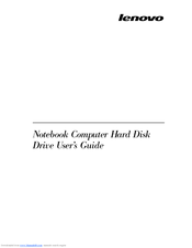 Lenovo 43N3417 - 256 GB Hard Drive User Manual