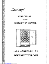 Vinotemp VT60 Instruction Manual