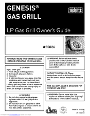 WEBER Genesis 6721001 Owner's Manual