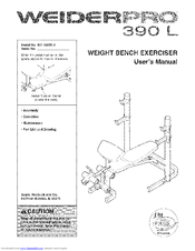WEIDER Pro 390 L User Manual