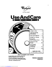 WHIRLPOOL SF385PEY Use And Care Manual