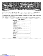 WHIRLPOOL WFI910H0AS0 User Instructions