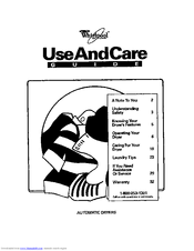 WHIRLPOOL LGT7646AQ0 Use And Care Manual