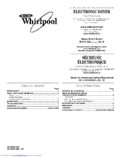 WHIRLPOOL WED9050XW1 Use & Care Manual
