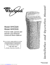 Whirlpool WHES20 Installation And Operation Manual