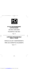 HD HD design TSK-196A Use And Care Book Manual