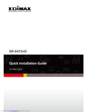 Edimax BR-6475nD Quick Installation Manual
