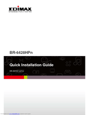 Edimax BR-6428HPn Quick Installation Manual
