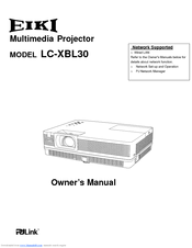 EIKI Brilliant LC-XBL30 Owner's Manual
