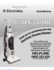 Electrolux Z3270 series Owner's Manual