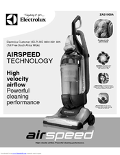 Electrolux AIRSPEED ZAS1000A Manual