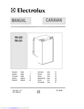 Electrolux RM 4290 User Manual