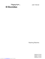 Electrolux EWS 7170 W User Manual