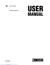 Zanussi ZWS 688 User Manual