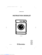 Electrolux EWF 1092 Instruction Booklet