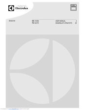Electrolux EOG2100 User Manual