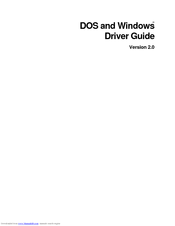 Elo TouchSystems software Driver Driver Manual