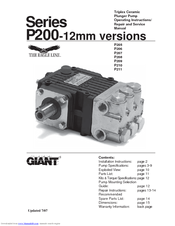 Giant P205 Repair And Service Manual