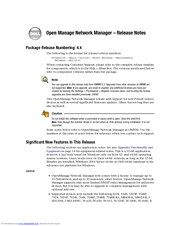 Dell OpenManage Network Manager Release Note