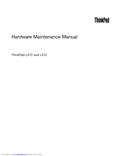 Lenovo 055335U Hardware Maintenance Manual